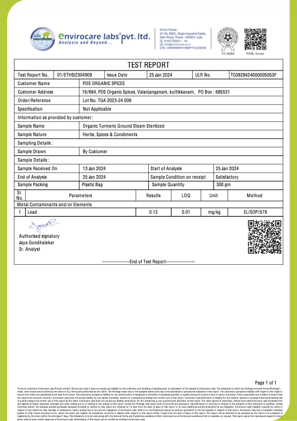 
                  
                    *NEW HARVEST* Turmeric - 4.0% Curcumin (2024)
                  
                